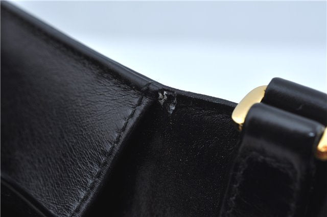 Authentic GUCCI Shoulder Cross Body Bag Purse Leather Black J9045