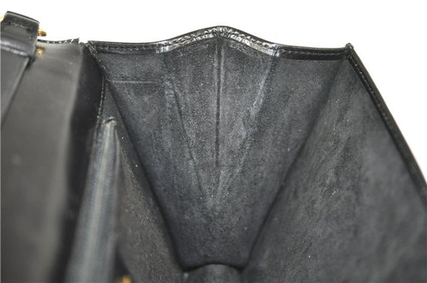 Authentic GUCCI Shoulder Cross Body Bag Purse Leather Black J9045