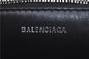 Authentic BALENCIAGA Triangle Duffle 2Way Hand Bag Leather 531048 Silver J9046