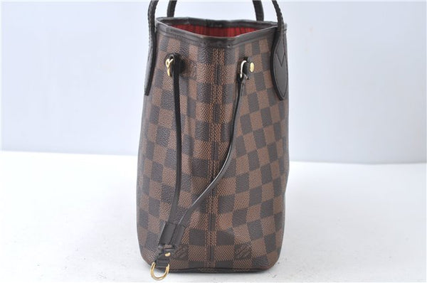 Authentic Louis Vuitton Damier Neverfull PM Shoulder Tote Bag N51109 LV J9056