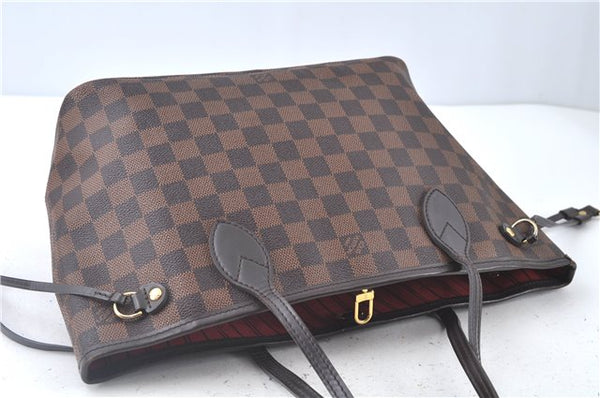 Authentic Louis Vuitton Damier Neverfull PM Shoulder Tote Bag N51109 LV J9056