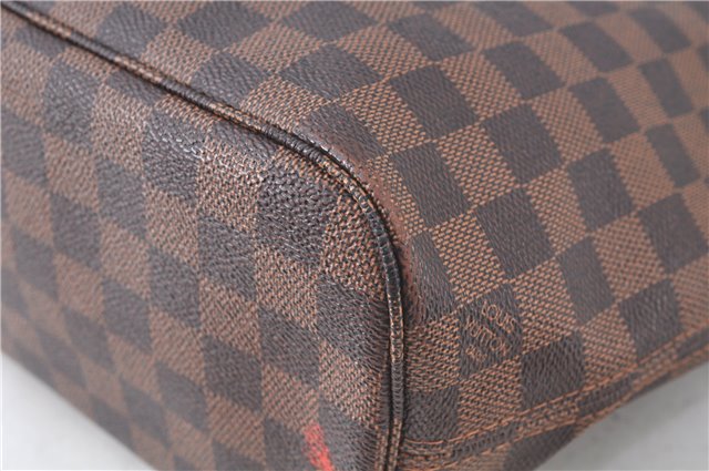 Authentic Louis Vuitton Damier Neverfull PM Shoulder Tote Bag N51109 LV J9056