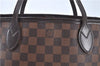 Authentic Louis Vuitton Damier Neverfull PM Shoulder Tote Bag N51109 LV J9056