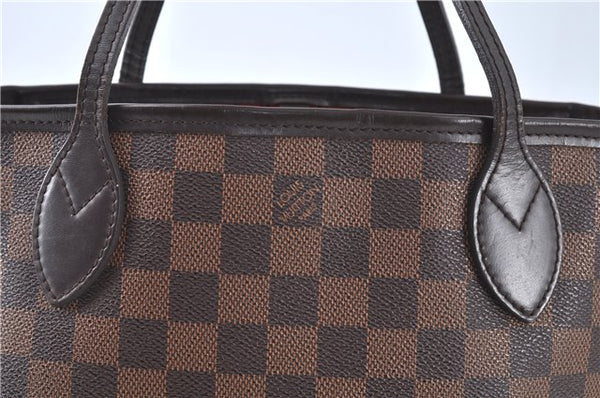 Authentic Louis Vuitton Damier Neverfull PM Shoulder Tote Bag N51109 LV J9056