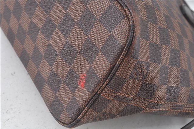 Authentic Louis Vuitton Damier Neverfull PM Shoulder Tote Bag N51109 LV J9056