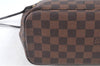 Authentic Louis Vuitton Damier Neverfull PM Shoulder Tote Bag N51109 LV J9056