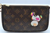 Auth Louis Vuitton Monogram Panda Pochette Accessoires Pouch M51981 LV J9061