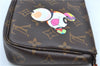 Auth Louis Vuitton Monogram Panda Pochette Accessoires Pouch M51981 LV J9061