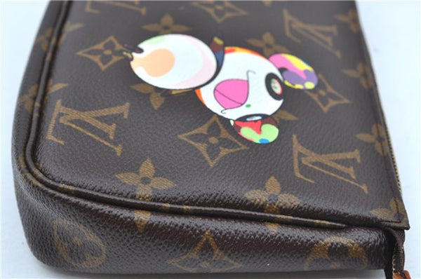 Auth Louis Vuitton Monogram Panda Pochette Accessoires Pouch M51981 LV J9061