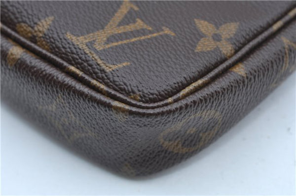 Auth Louis Vuitton Monogram Panda Pochette Accessoires Pouch M51981 LV J9061