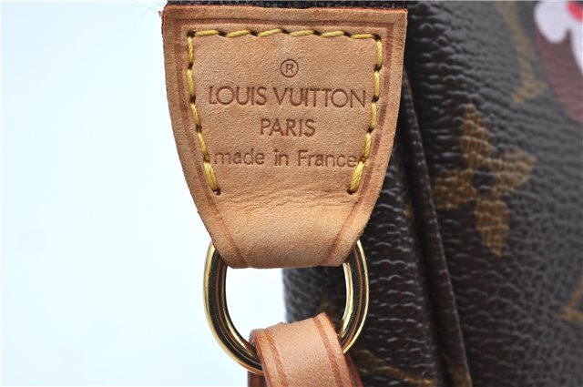 Auth Louis Vuitton Monogram Panda Pochette Accessoires Pouch M51981 LV J9061