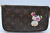Auth Louis Vuitton Monogram Panda Pochette Accessoires Pouch M51981 LV J9062