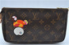 Auth Louis Vuitton Monogram Panda Pochette Accessoires Pouch M51981 LV J9062