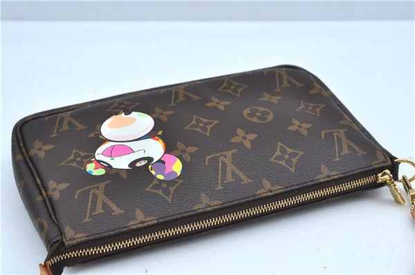 Auth Louis Vuitton Monogram Panda Pochette Accessoires Pouch M51981 LV J9062