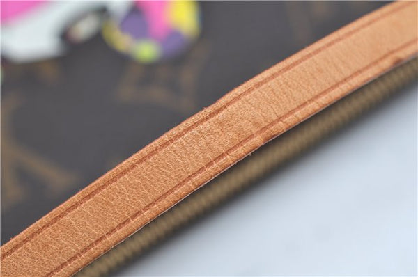 Auth Louis Vuitton Monogram Panda Pochette Accessoires Pouch M51981 LV J9062