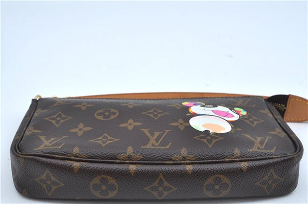 Auth Louis Vuitton Monogram Panda Pochette Accessoires Pouch M51981 LV J9062