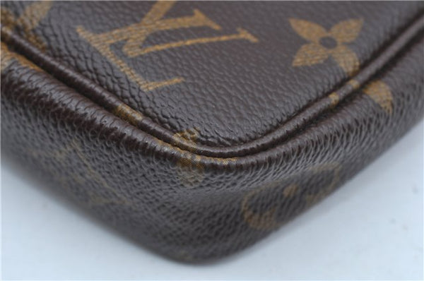 Auth Louis Vuitton Monogram Panda Pochette Accessoires Pouch M51981 LV J9062