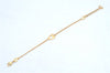 Authentic Christian Dior Chain Bracelet Gold Tone CD J9080