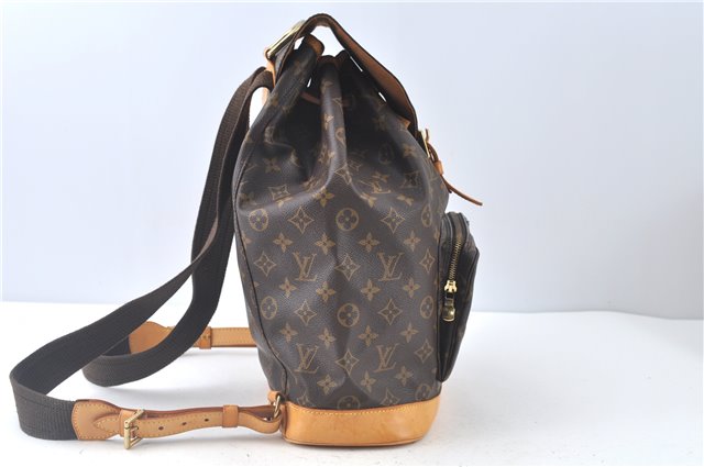 Authentic Louis Vuitton Monogram Montsouris GM Backpack M51135 LV J9090