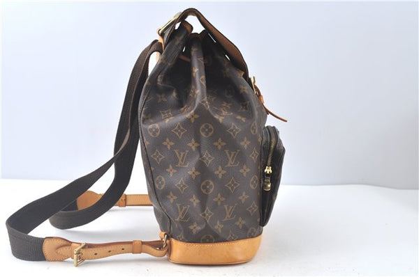 Authentic Louis Vuitton Monogram Montsouris GM Backpack M51135 LV J9090