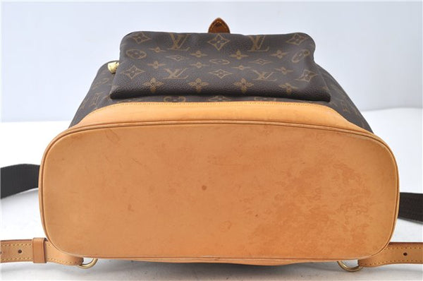 Authentic Louis Vuitton Monogram Montsouris GM Backpack M51135 LV J9090