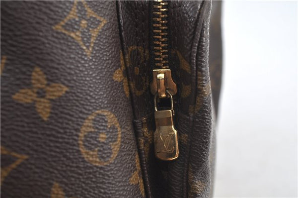 Authentic Louis Vuitton Monogram Montsouris GM Backpack M51135 LV J9090