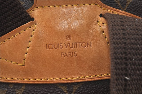 Authentic Louis Vuitton Monogram Montsouris GM Backpack M51135 LV J9090