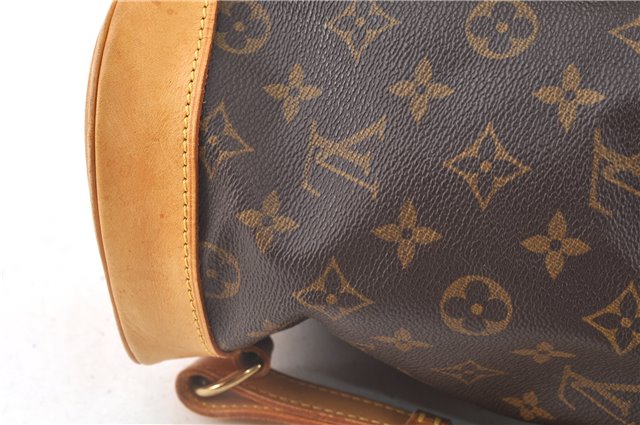 Authentic Louis Vuitton Monogram Montsouris GM Backpack M51135 LV J9090