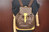 Authentic Louis Vuitton Monogram Montsouris GM Backpack M51135 LV J9090