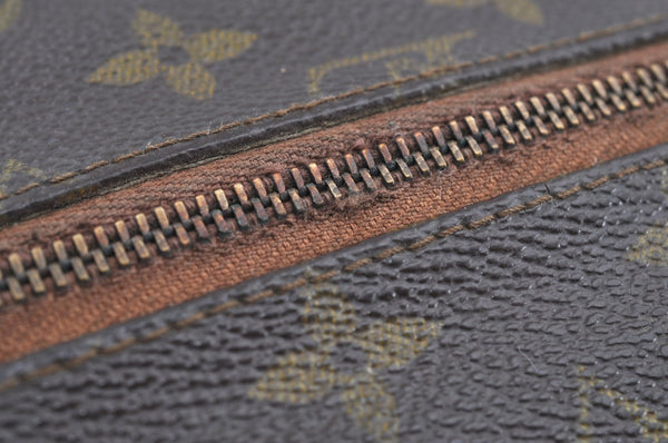 Authentic Louis Vuitton Monogram Pochette Sport Clutch Hand Bag Old Model J9095