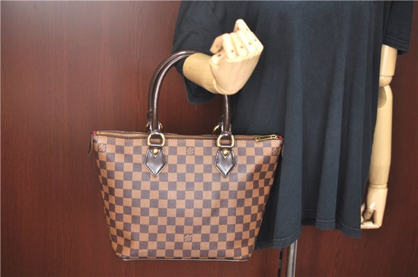 Authentic Louis Vuitton Damier Saleya PM Shoulder Tote Bag N51183 LV J9102