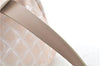 Authentic CHANEL New Travel Line Shoulder Tote Bag Nylon Leather Beige J9103