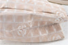 Authentic CHANEL New Travel Line Shoulder Tote Bag Nylon Leather Beige J9103