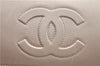 Authentic Chanel Coco Cocoon Matelasse CC Logo Nylon Hand Boston Bag Beige J9118