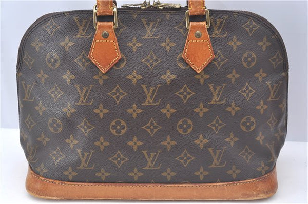 Authentic Louis Vuitton Monogram Alma Hand Bag M51130 LV J9125
