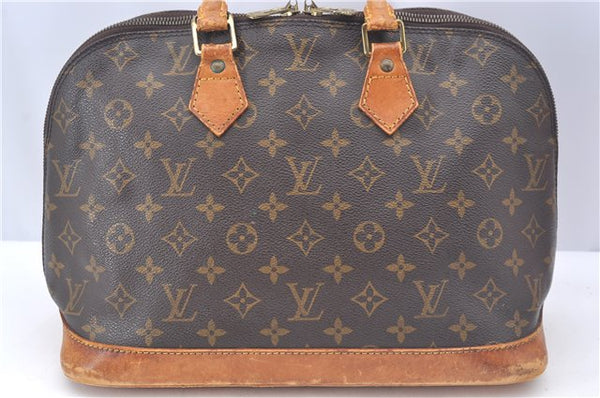 Authentic Louis Vuitton Monogram Alma Hand Bag M51130 LV J9125