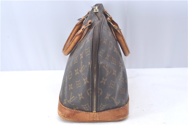 Authentic Louis Vuitton Monogram Alma Hand Bag M51130 LV J9125