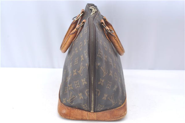 Authentic Louis Vuitton Monogram Alma Hand Bag M51130 LV J9125