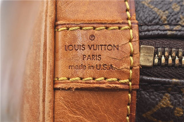 Authentic Louis Vuitton Monogram Alma Hand Bag M51130 LV J9125