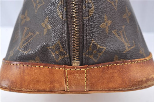 Authentic Louis Vuitton Monogram Alma Hand Bag M51130 LV J9125