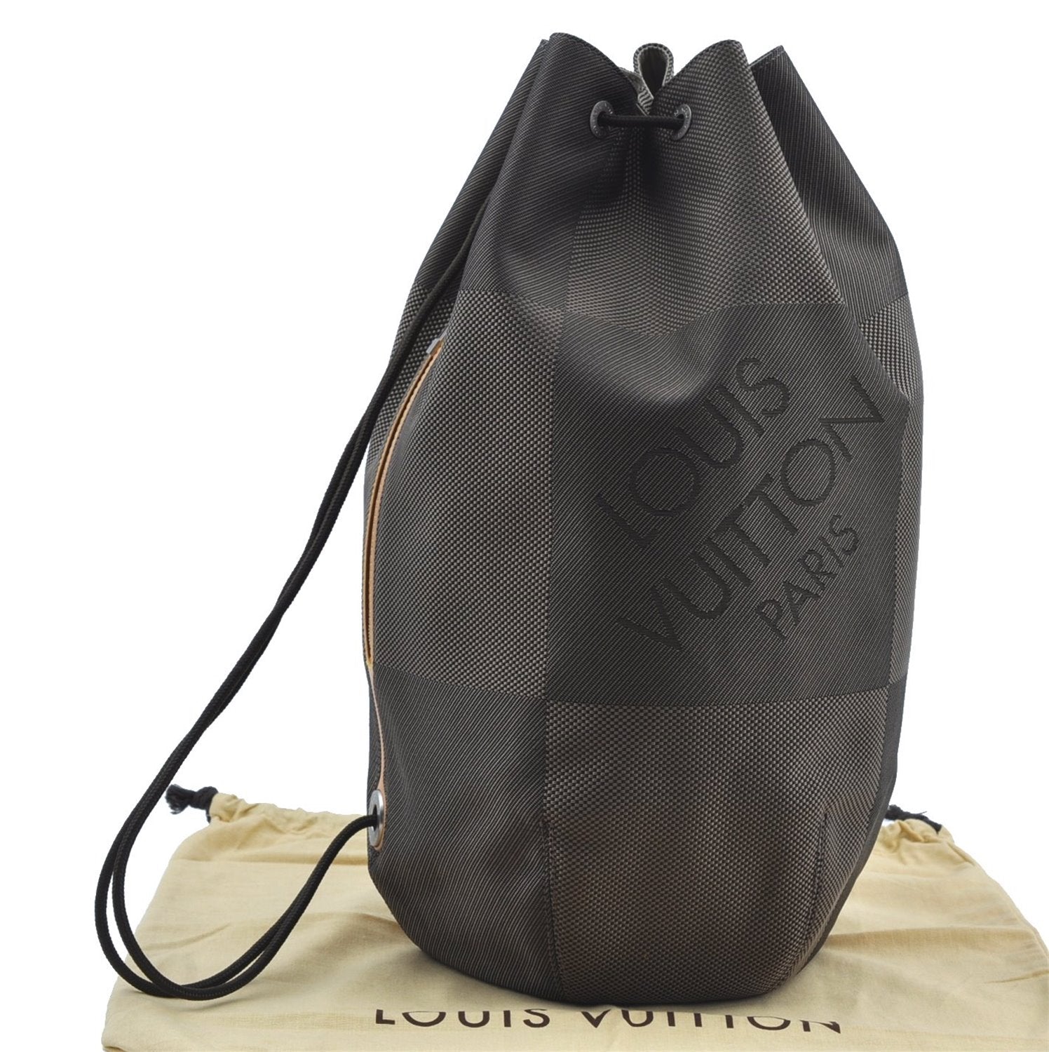 Authentic Louis Vuitton Damier Geant Matero PM Shoulder Cross Bag Brown LV J9131