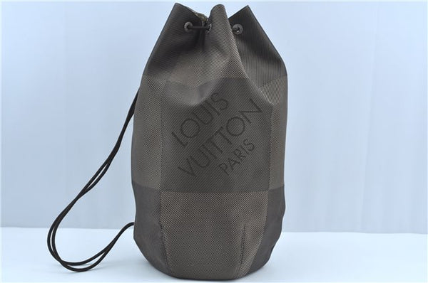 Authentic Louis Vuitton Damier Geant Matero PM Shoulder Cross Bag Brown LV J9131