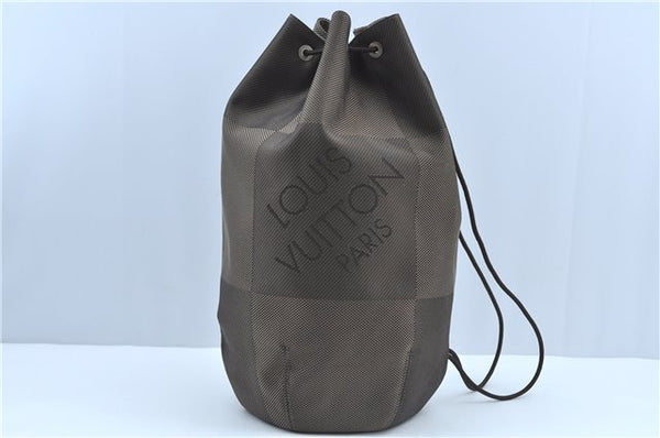 Authentic Louis Vuitton Damier Geant Matero PM Shoulder Cross Bag Brown LV J9131