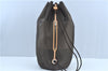 Authentic Louis Vuitton Damier Geant Matero PM Shoulder Cross Bag Brown LV J9131