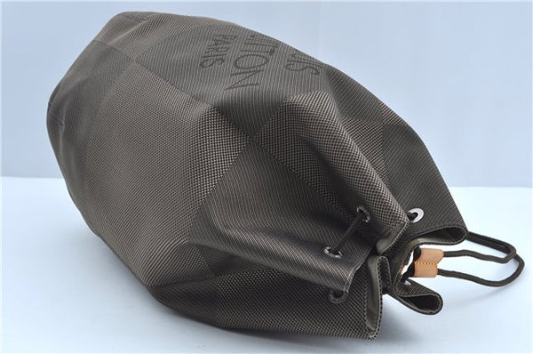 Authentic Louis Vuitton Damier Geant Matero PM Shoulder Cross Bag Brown LV J9131