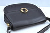 Authentic GUCCI Shoulder Hand Bag Purse Leather Black J9136