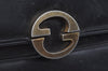 Authentic GUCCI Shoulder Hand Bag Purse Leather Black J9136