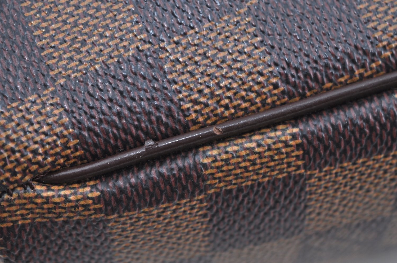 Authentic Louis Vuitton Damier Ipanema GM Shoulder Cross Bag N51292 LV J9141