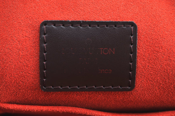 Authentic Louis Vuitton Damier Ipanema GM Shoulder Cross Bag N51292 LV J9141