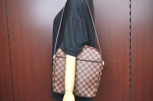 Authentic Louis Vuitton Damier Ipanema GM Shoulder Cross Bag N51292 LV J9141